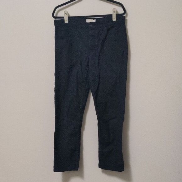 Club Monaco Circle Print Blue Corduroy Pants - Picture 1 of 5